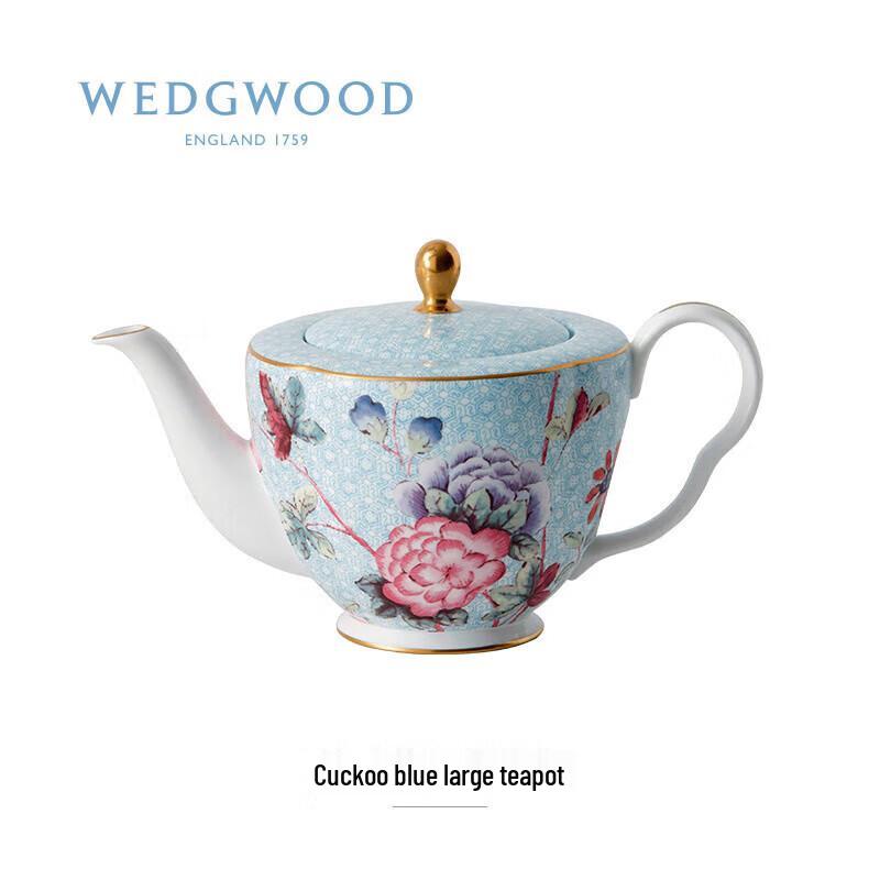 Wedgwood Blue Cuckoo Large Teapot