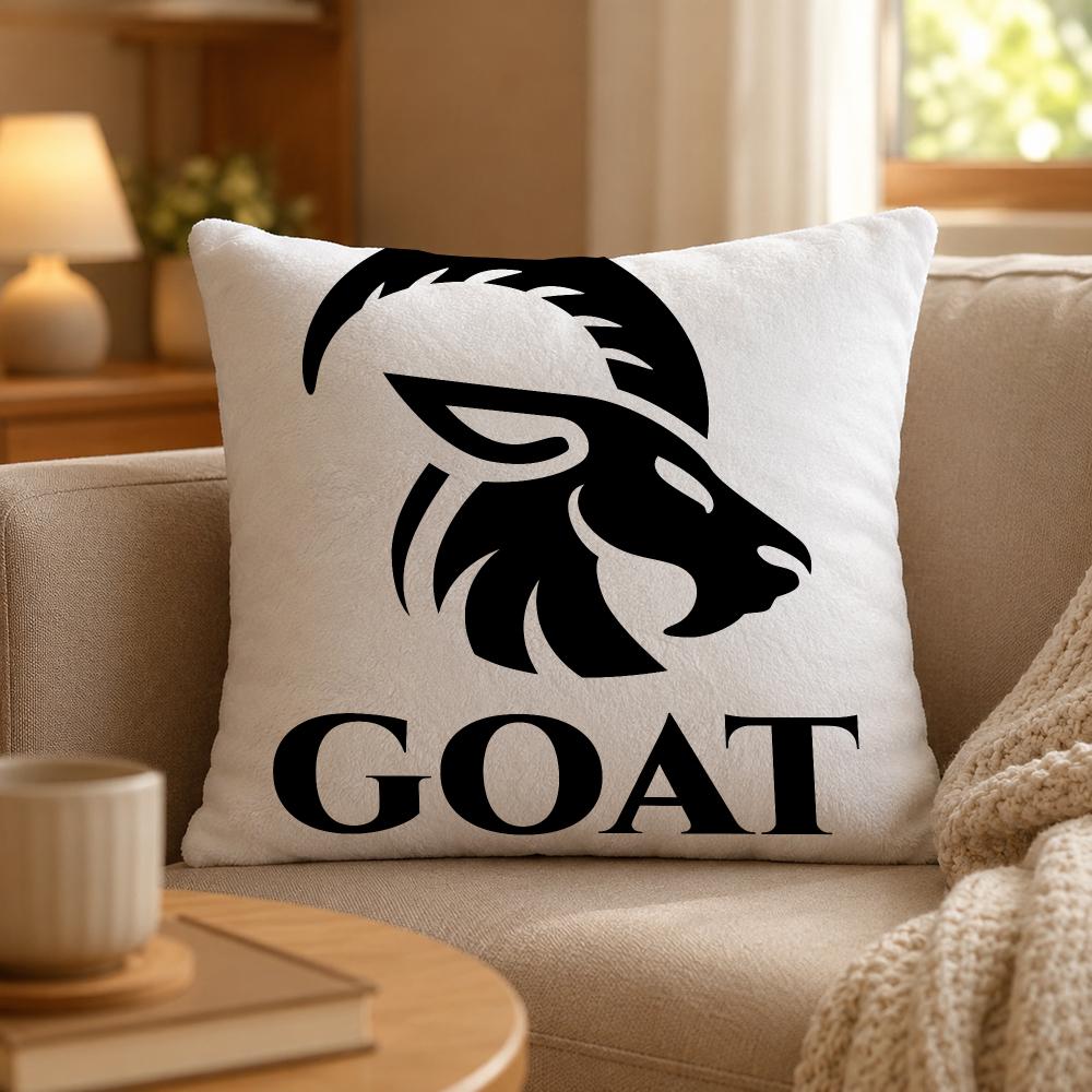 Game Goat Simulator Comedy Cushion Cover Personalized Short Plush Cushion Cover Sofa Pillowcase Bedroom Home Decor Gift