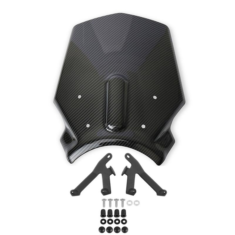 Motorcycle Front Windshield Windscreen Airflow Wind Deflector Fly Screen For CB650R CB 650R 2024 2025 Wind Deflector Visor