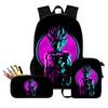 Primary And Secondary School Students Dragonball Schoolbag Three-Piece Cartoon Animation Backpack