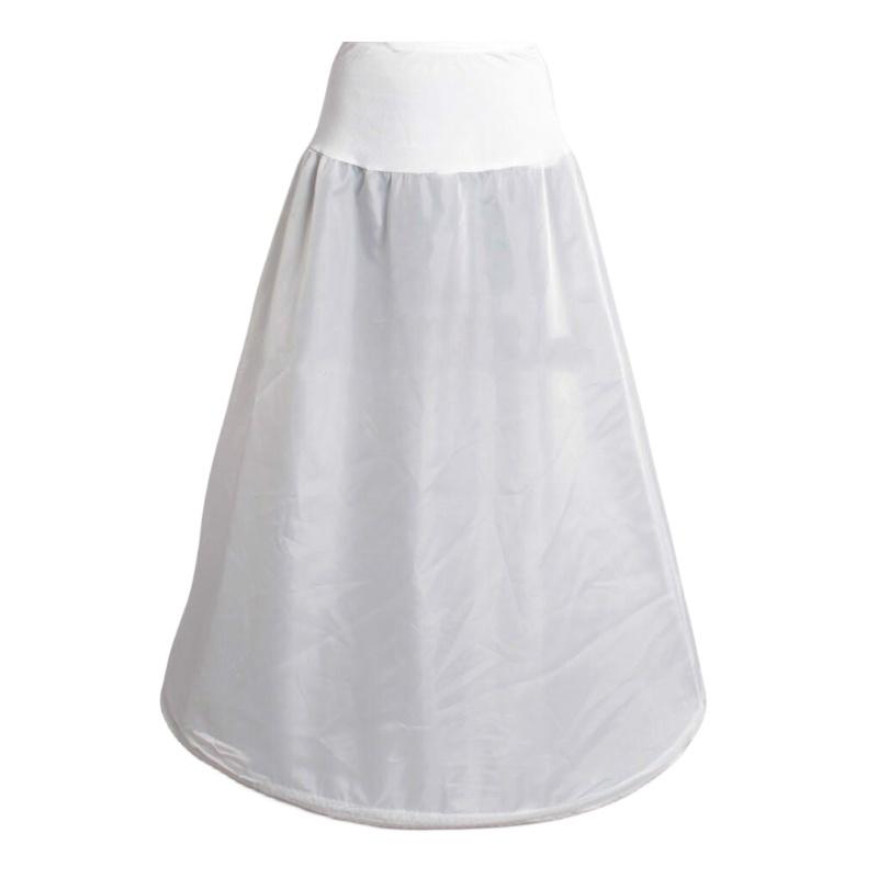 Stylish Wedding Dress Petticoat With Single Steel Hoop And Delicate Frilled Hemline
