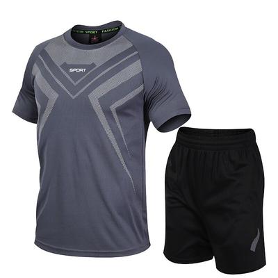 Sommaruppsättning Män Sportdräkt Löpning Fitness Tvådelad Set