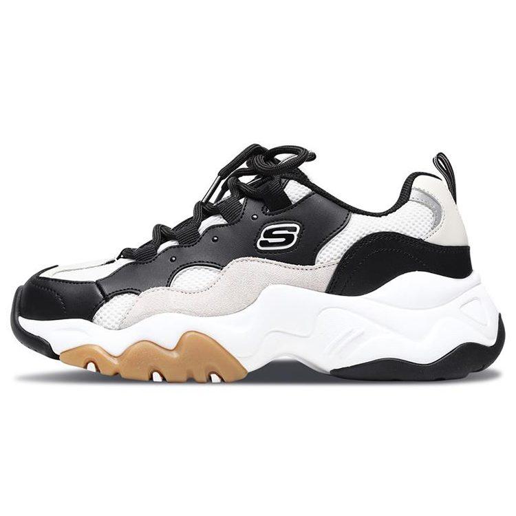 Skechers D'Lites 3.0 'Black White Graybrown' 999880-BKTN