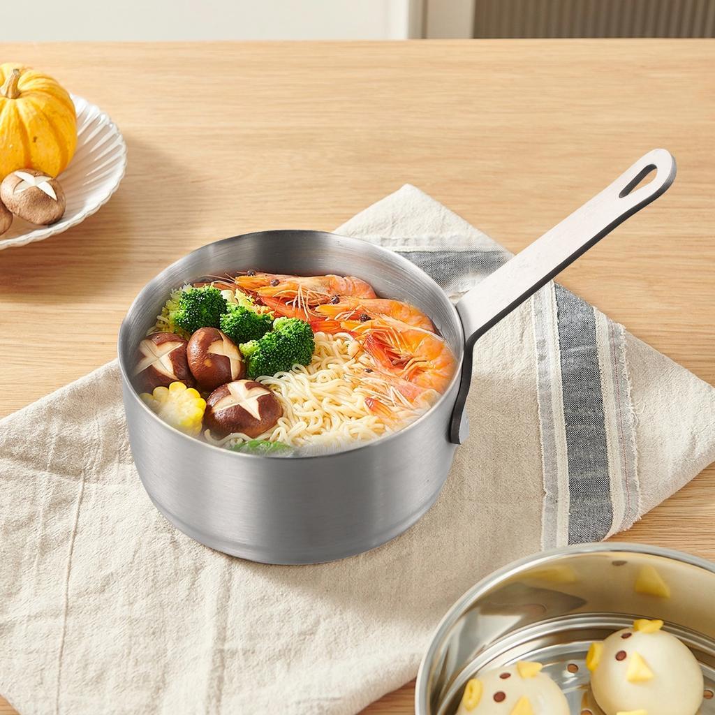 Convenient Stainless Steel Small Saucepan NonStick Pan for Boiling Milk