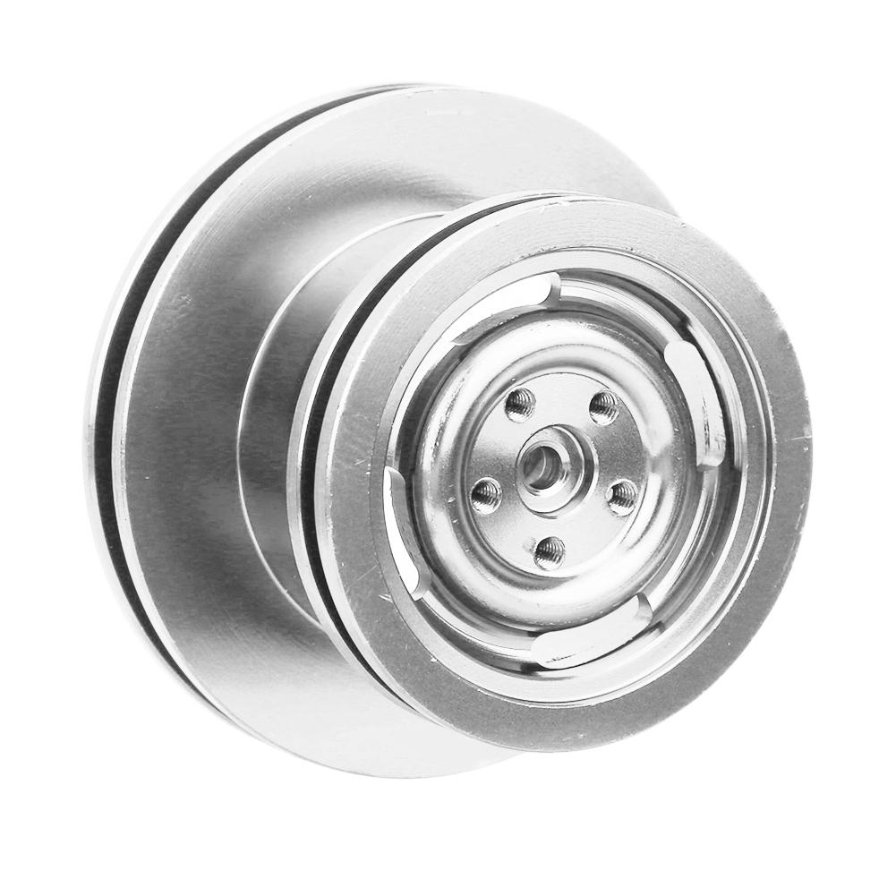 RC Car Metal Wheel Frame Rim Upgrade Accessories Parts Kit for MN D90 MN 99 MN 91 FJ 45(Silver MN 027S )