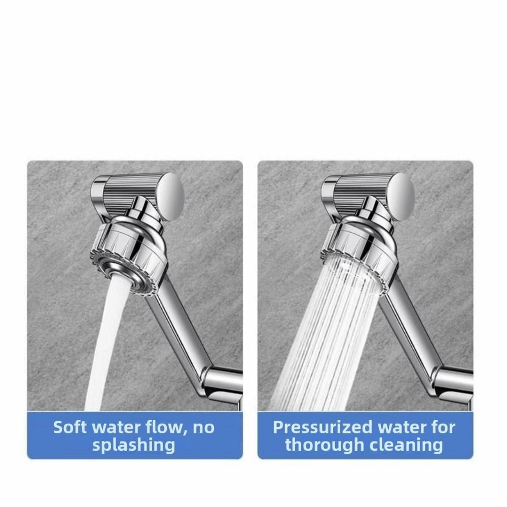 360° Rotating Robotic Arm Faucet Hot and Cold Water Dual Mode Faucet  Fixtures Accessories