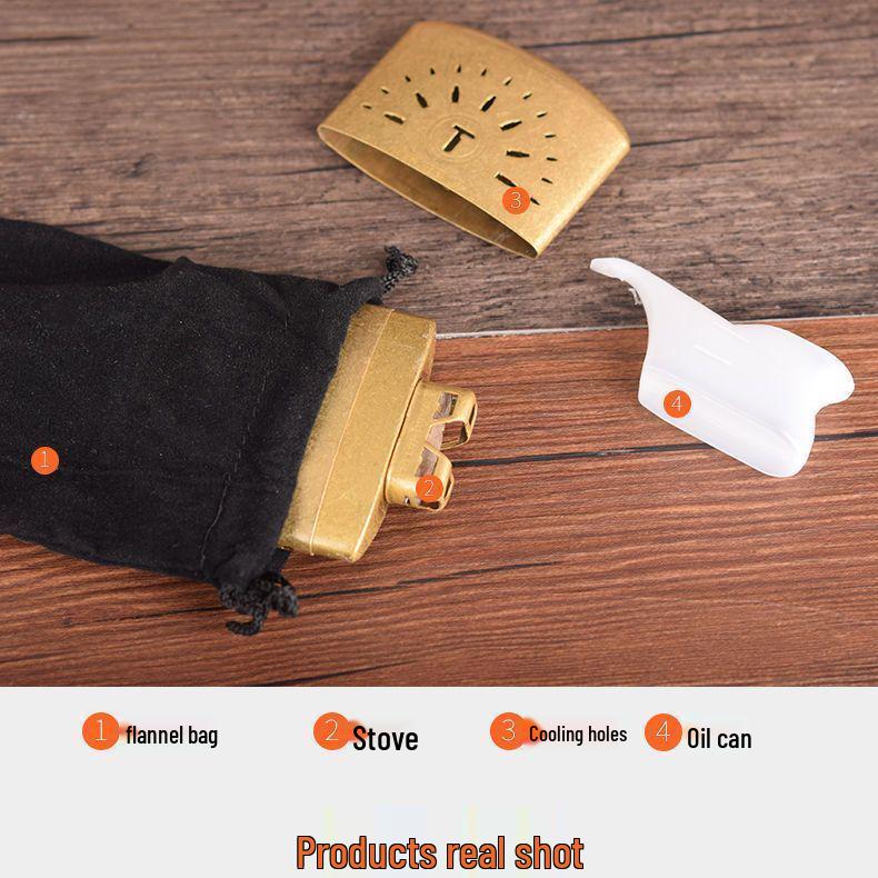 Portable Copper Hand Warmer - Winter Heating Pocket Protector Gift