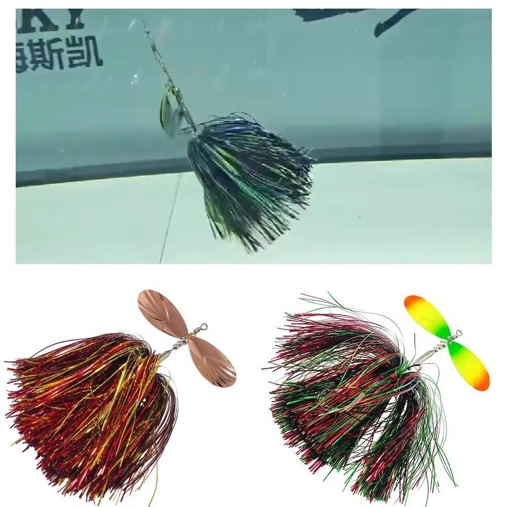 45g Bucktail Spinner Bait Bucktail Design Musky Spinner Bait Fishing Spinner Bait Fishing Lures