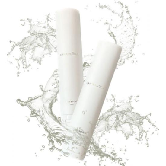 Luxuriöse Salon-Haarpflege – 80%+ Schönheitsinhaltsstoffe & Natürliche Seide – Feuchtigkeitsspendendes & Reparatur Shampoo 250ml – THE RICH