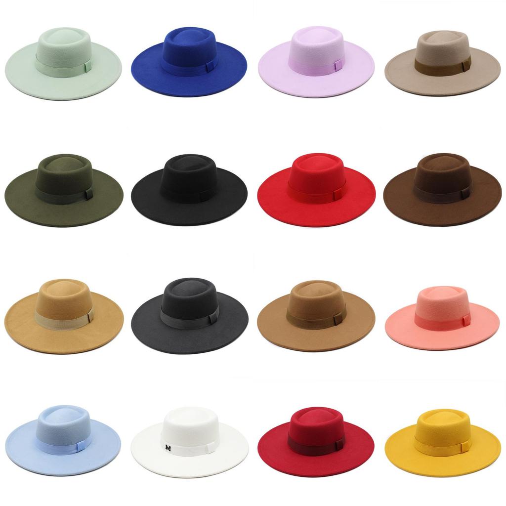 Wool Felt Bowler Hat For Men Women With Wide Brim Sun Protection And Breathability