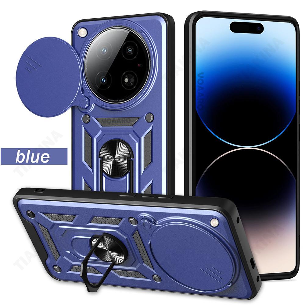 Slide Lens Armor Funda for Infinix Zero 40 5G Case Magnetic Rotate Ring Stand Holder Cover for Infinix Zero 40 4G Case Back Capa