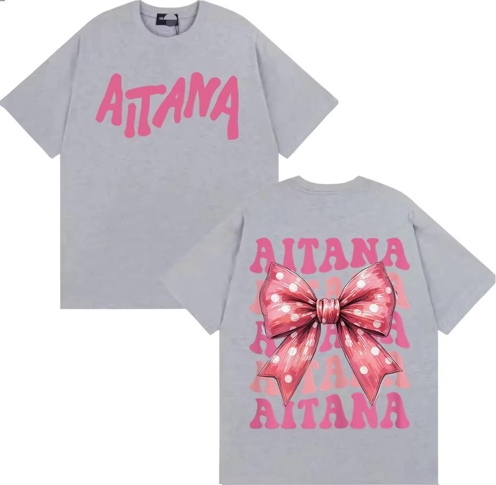 Sängerin Aitana Cuarto Azul Schmetterling Grafik T-Shirt Herren Damen Harajuku Ästhetik Streetwear T-Shirt Baumwolle Lässig Locker T-Shirts