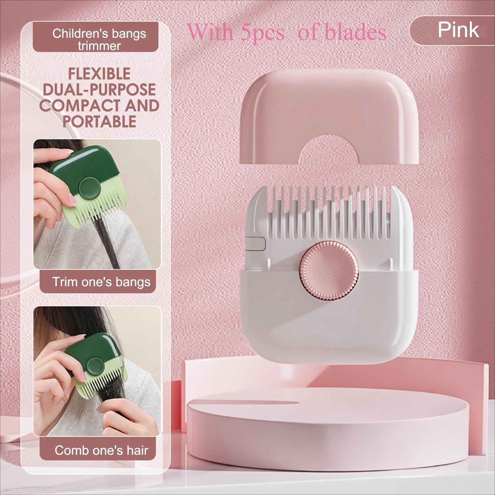 Расчески-триммеры для стрижки волос 2 в 1 Двусторонний ручной Резак для челки Бритье Удаление Прореживание Красота Стрижка волос Стайлинг Аксессуар