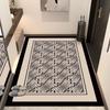 European Classical Entrance Carpet Square Foyer Entrance Floor Mat Floor Mat Bathroom Absorbent and Dirt Resistant Floor Mat