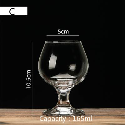Cognac Brandy GlassTransparent High Capacity Goblet Red Wine Glass Scented Cup Suit Whisky Vodka Bar Restaurant Drinking Vessel