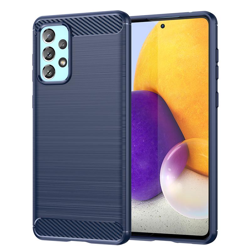 For Samsung Galaxy A73 5G Case Silicon Carbon Fiber Back Cover For Samsung A73 A53 A33 A52 A32 A22 A12 Case For Samsung A73 Case