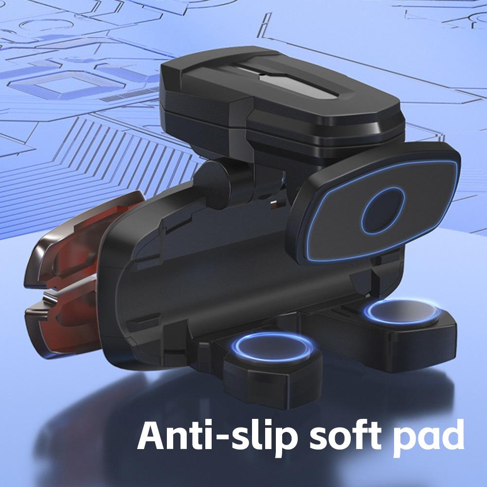 1 pár herních spouští 4/6 prstů Automatická tlačítka rychlé střelby Ovládací gripy pro PUBG Herní příslušenství pro telefon