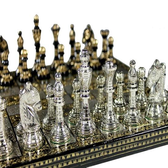 Brass Chess Game Board Set With Brass Chess Pieces Chessman Coins Pawns, for adult Christmas Fathers Mothers Gift for Him Her Birthday Gift