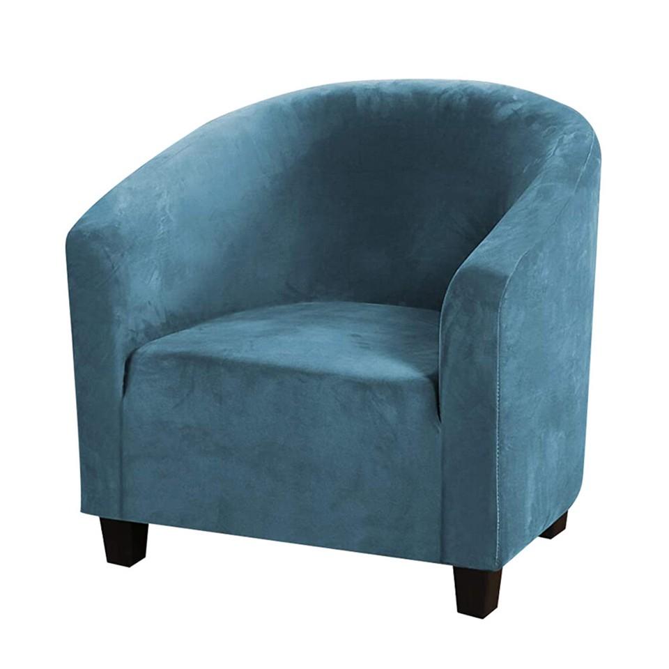 Club Chair Cover Stretch Armchair Slipcover Bar Living Room Tub Protector Cover