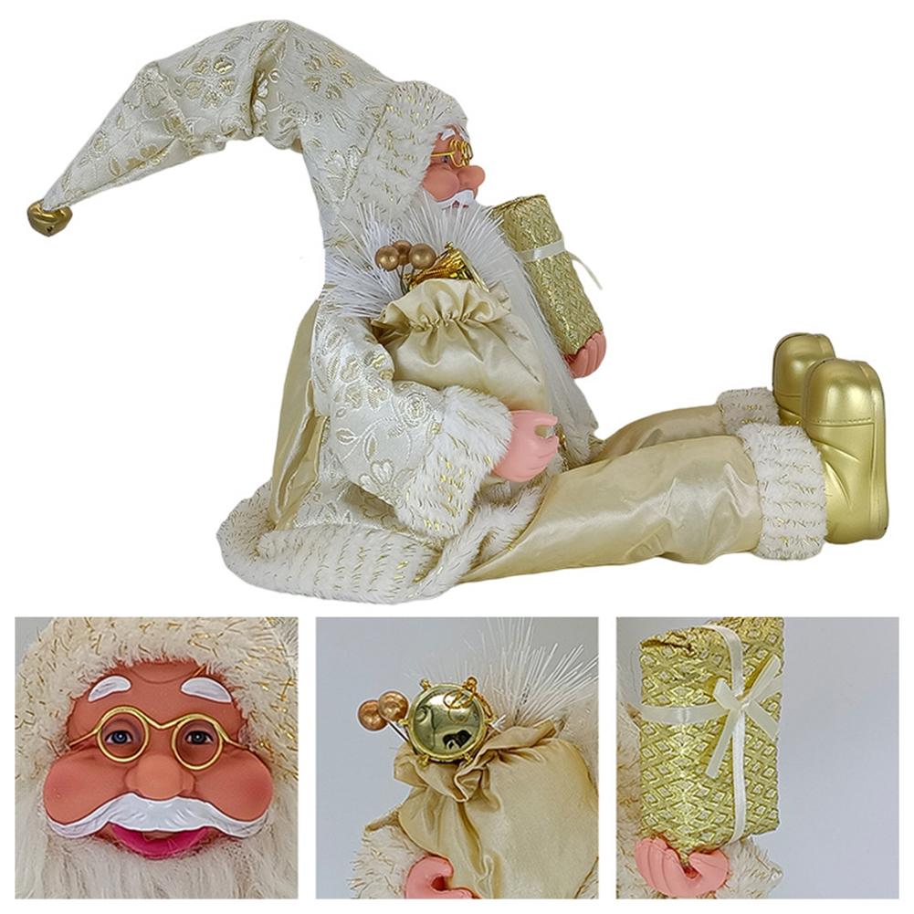 50cm Sitting Santa Clauses Decoration Fashionable Vivid Christmas Handiworks Artwaresfor Office Home Decoration
