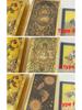 Gold Foil Waterproof Tarot Card Set with Full-Color Printing and Game Instructions