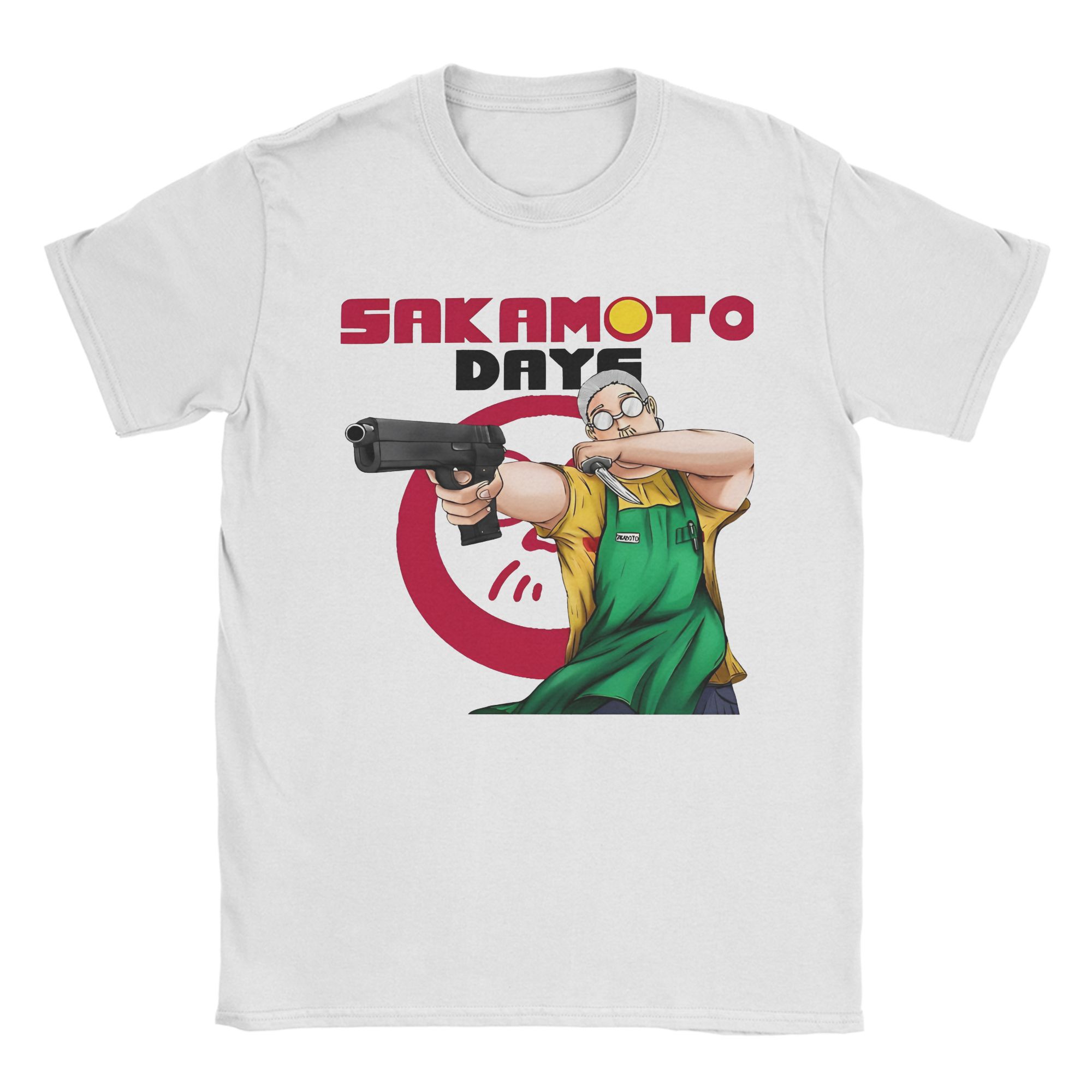 

Sakamoto Days Triple Pose Taro T Shirt Men s Cotton Tops Priting Round Neck Short Sleeve 4XL