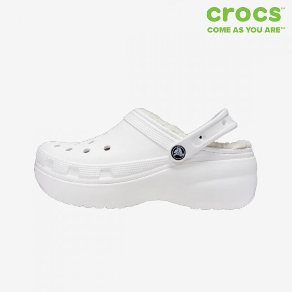 

Crocs Classic Platform Lined Clogs Woman Fur Sandals 207938 100 100/230