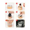 Coffee Pods Refill Accessory Embossed Foil Lids Included Coffee Pods Shell Filler Set Plastic Texture for Coffee Pods