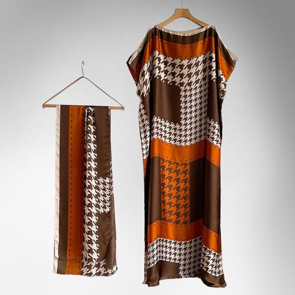 Middle Eastern Style Loose Long Dress Abaya for Women