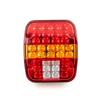 2pcs 12V 24V 39 LED Tail Light Combination Stop Turn Signal Light Trailer Tail License Plate Lamp Truck Rear Lamp Waterproof
