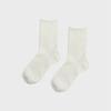 [3 Pairs 1SET] PASTEL MIDDLE SOCKS_IVORY