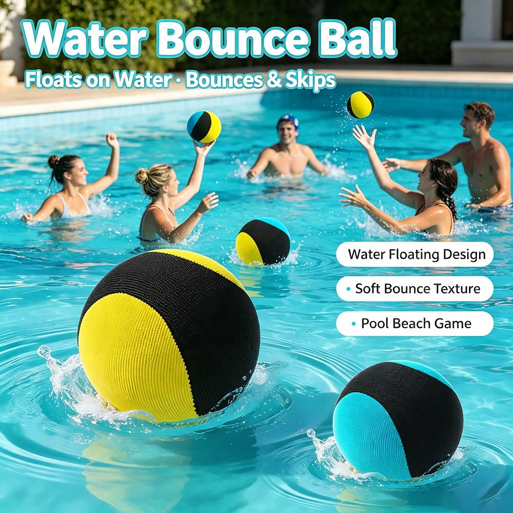 1Pcs Water Bouncing Ball Ocean Pool Beach Sports Swimming Equip Water Bouncing Ball Summer Outdoor Water Party Activity Game Toy