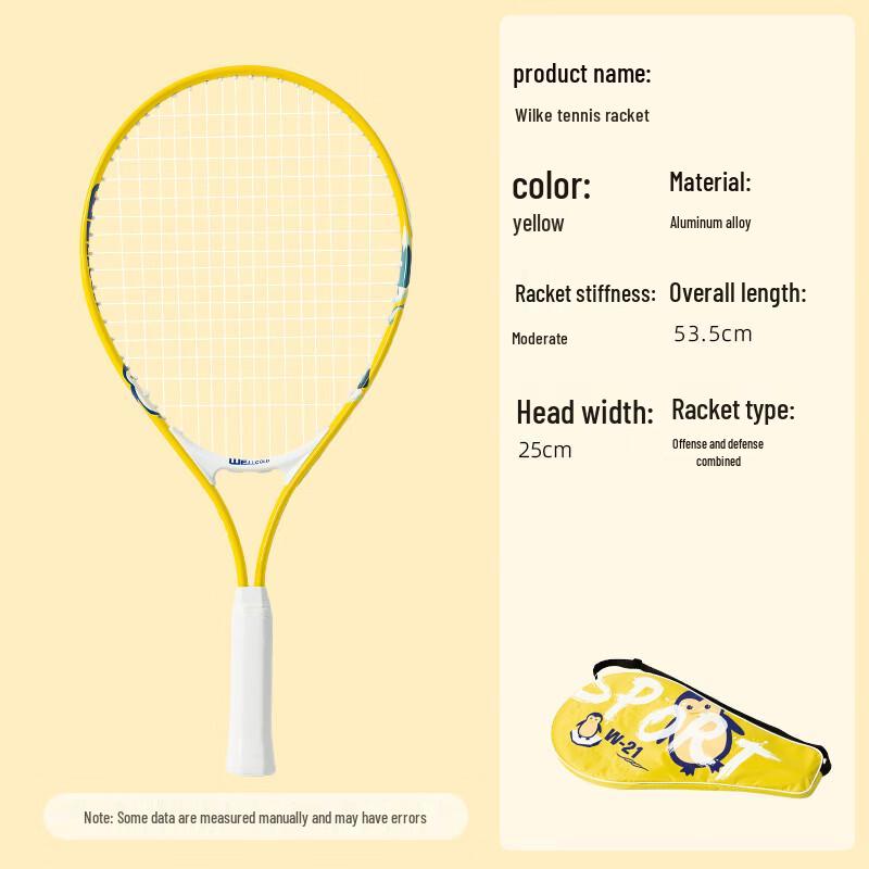 Wellke Portable Aluminum Tennis Racket Set