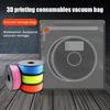 10Pcs Refill Bags 3D Filament Storage Bags Zipper Closure Multipurpose Light-Proof 3D Printer Filament Vacuum Sealed Bags