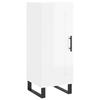 VidaXL Buffet Blanc brillant 34,5x34x90 cm Bois d'ingénierie 830470