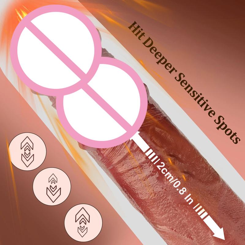 Big Dick Sex Toys for Women Wireless Remote Control Dildo Telescopic Vibrator Adult Sex Toy Penis Dildos 18 Realistic Vibration