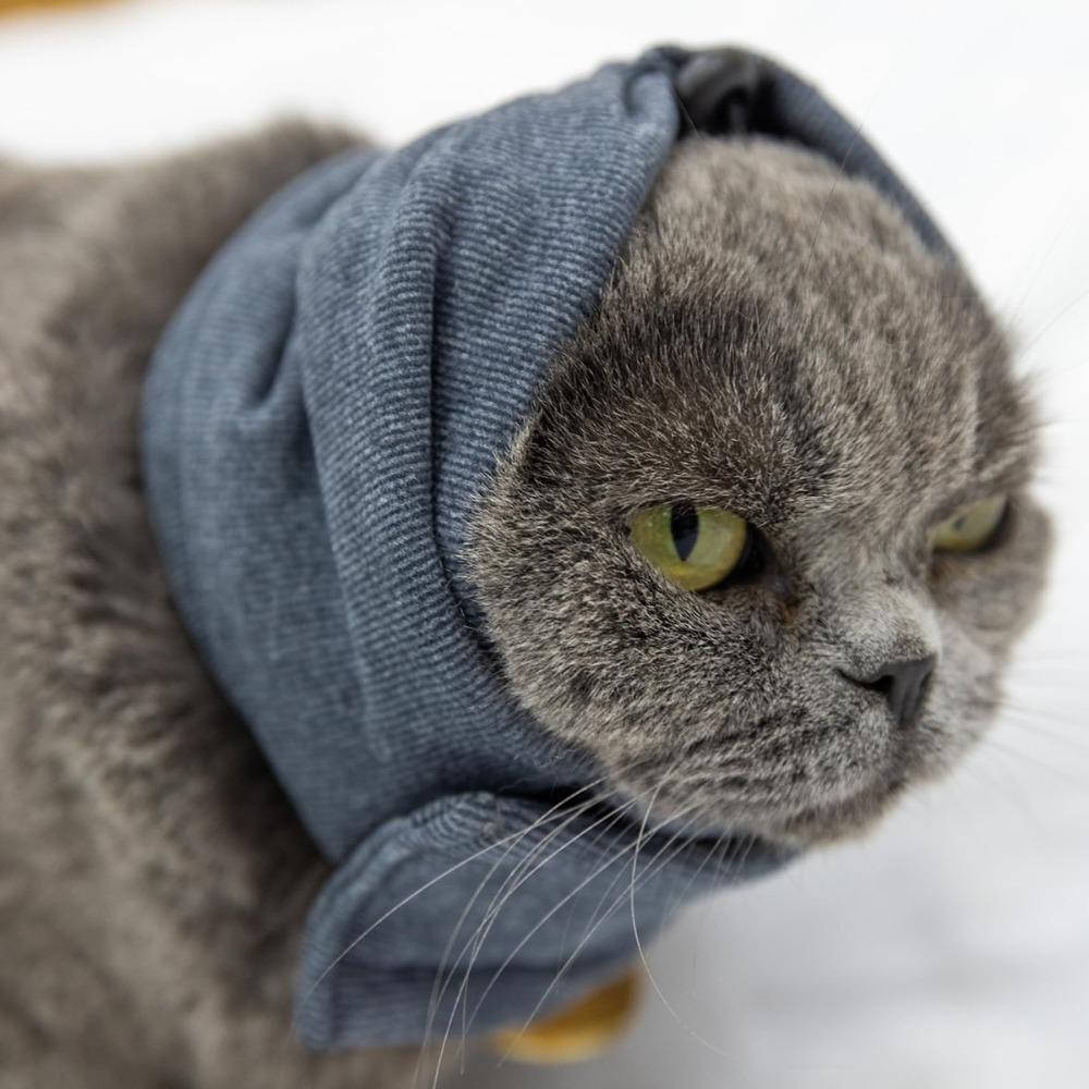 

Noise Protection Calming Ear Covers Anxiety Relief Wrap Design Ear Cover Hat Universal Windproof Dog Reducing Noise Hoodies L сірий