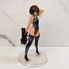 22cm Swimming Club President Arms Note Machine Gun Girl Swimsuit Ver Anime Character Statue Collection Desktop Decoration Ideal
