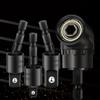 Drill Bit Holder 105° Right Angle Drill Adapter 1/4" Screwdriver Bit Holder Drill Bit Extension for Drill Accessory