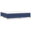 Maison Exclusive - Sommier à lattes de lit avec matelas Bleu 200x200 cm Tissu