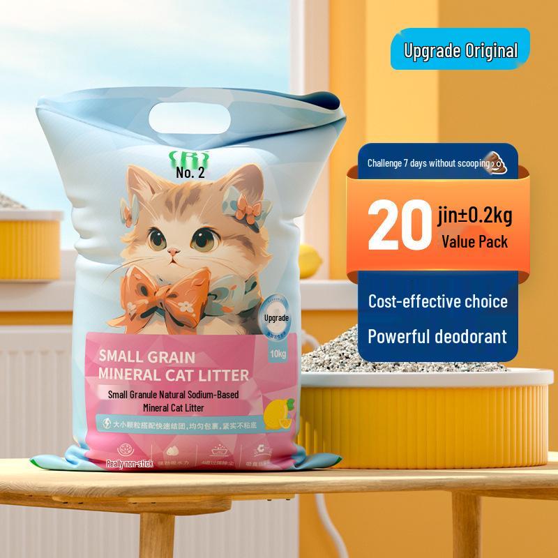 Lemon-Scented Dust-Free Bentonite Cat Litter