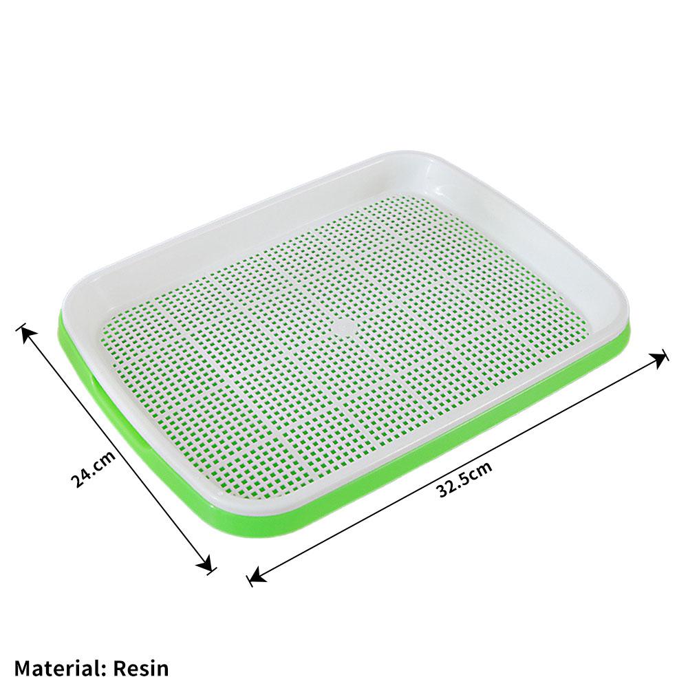Microgreens Sprouter Tray Hydroponic / Sprouting Tray for Sprout Horticultural Hydroponic Systems Tray Garden Nursery Potted