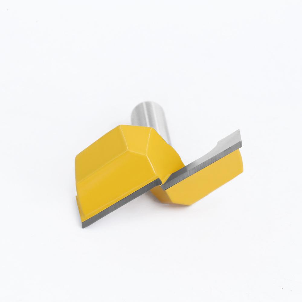 1/2" Shank, 12mm, 8mm, Clear Bottom Cutting Angle, Large Diameter Slotting Knife for Woodworking, Lock Hole Milling Cutter.