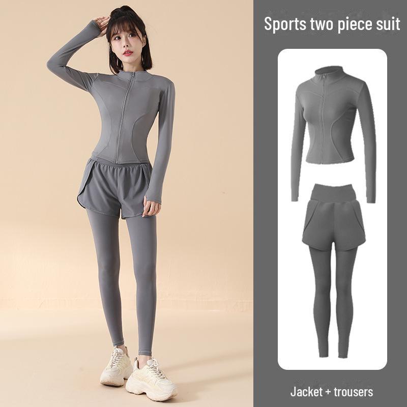 Women's High-Waist Quick-Dry Yoga & Running Fitness Suit