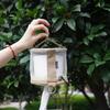 Outdoor Camping Paper Towel Drawer Home Mesh Tube Paper Towel Storage Bag Car Hanging Roll Paper Tube Bag Storage Box Tissue Holder Bag