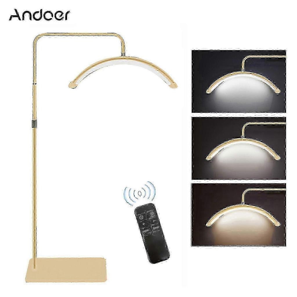 2025 Half Moon LED Video Light with Stand: Adjustable Color, 360 Rotation, Remote & Phone Holder