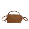 Frosted bag new women's simple temperament niche design retro casual messenger bag tide