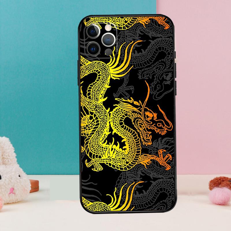 DRAGON TATTOO JAPANESE Phone Case For iPhone 17 Air 16 15 14 13 12 11 Pro Max 12 13 mini 15 16 Plus 16e Cover Coque