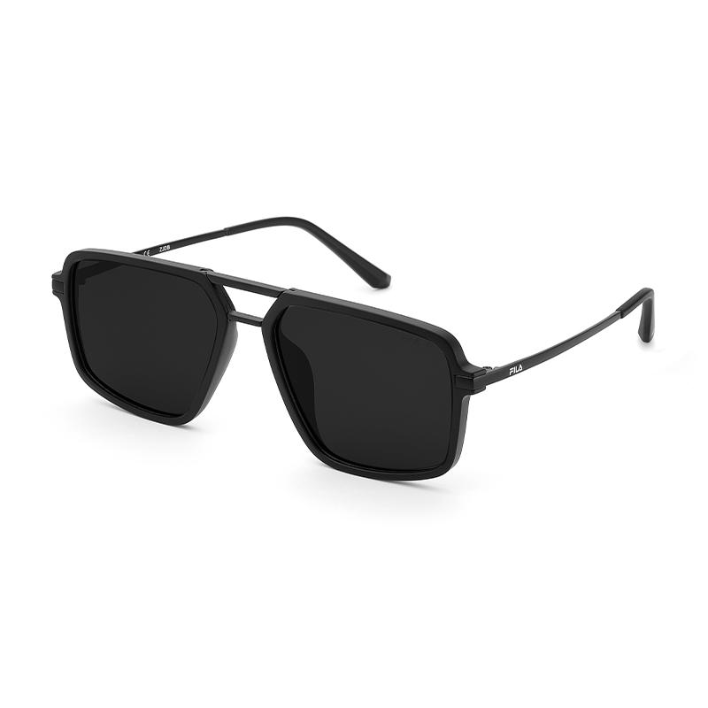 

FILA Premium Driving UV Protection Polarized Sunglasses 24F Irregular Shape Unisex sunglasses SFIA24F Basic Packaging-Box Not Included,568Z Pine Green