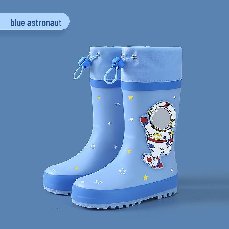 Kinder Wasserdichte Rutschfeste Regenstiefel für Jungen & Mädchen – Strapazierfähige Gummischuhe für Regentage.